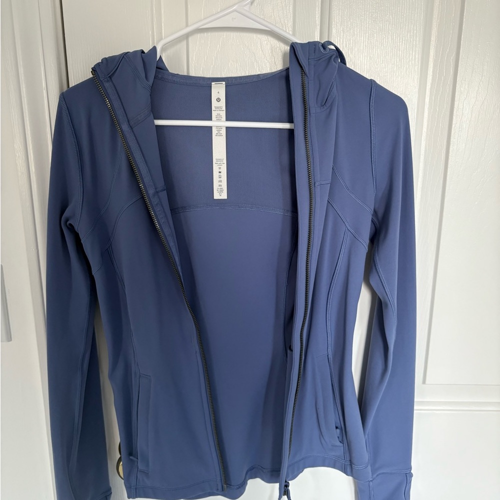 Lululemon Blue/Purple Zip Up Hooded Define Jacket